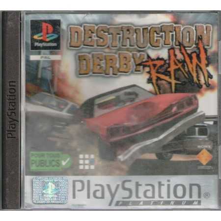 Destruction Derby Raw (Platinum) PSX | Jeux Ps1 | retrogaming