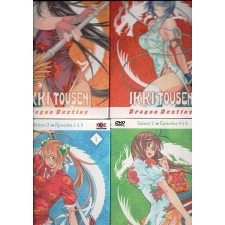 Ikki Tousen, Dragon Destiny - Saison 2 Volume 1-2-3-4 DVD | Animes | retrogaming