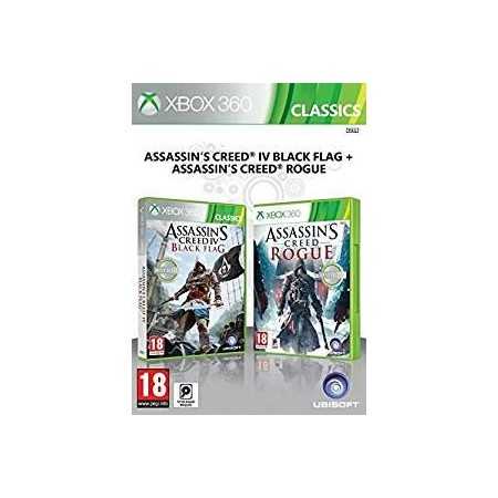Assassin's Creed IV : Black Flag + Assassin's Creed : Rogue XBOX360 | Jeux Xbox360 | retrogaming