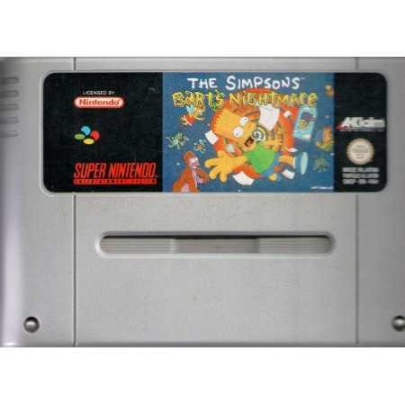 The Simpsons Bart's Nightmare SNES | Super Nintendo Jeux | retrogaming