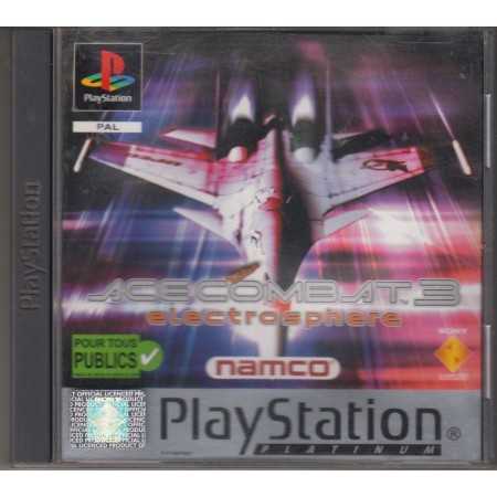 Ace Combat 3 : Electrosphere [Edition Platinum] PS1 | Jeux Ps1 | retrogaming