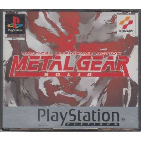 Metal Gear Solid [Edition Platinum] PS1 | Jeux Ps1 | retrogaming