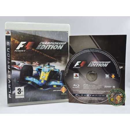 Formula One : Championship Edition PS3 - Jeux Ps3 - Retrochips