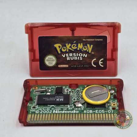 Pokémon Version Rubis GBA - Gameboy Advance Jeux - Retrochips