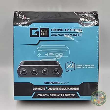 Steel Play Adaptateur Manette Gamecube pour Console Wii U [NEUF] | Wii-U Jeux | retrogaming