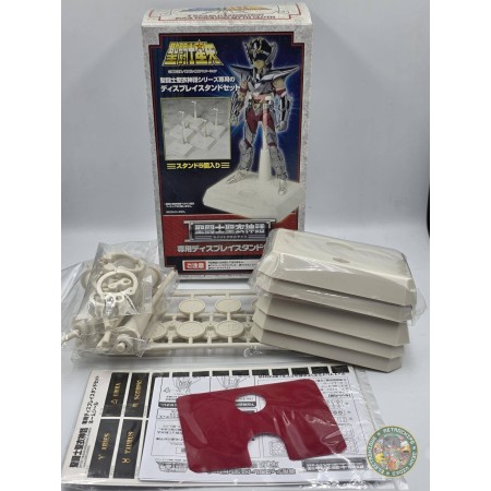 5 Socles d'Exposition pour Figurines Myth Cloth Saint Seiya  | Saint Seiya Les Chevaliers du Zodiaque | retrogaming