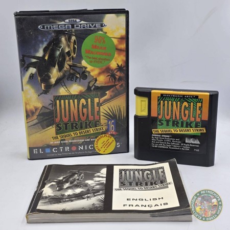 Jungle Strike : The Sequel To Desert Strike MD - Megadrive Jeux -...