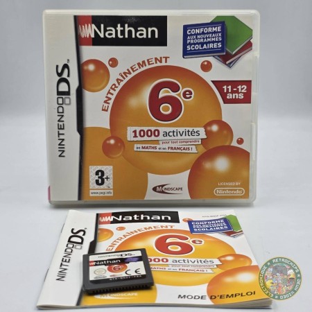 Nathan Entraînement 6e DS  | DS Jeux | retrogaming