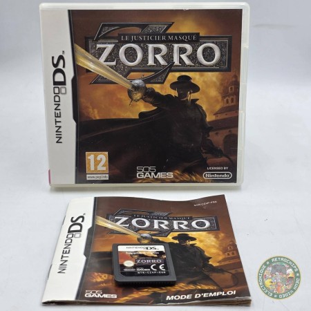 ZORRO Le Justicier Masqué DS  | DS Jeux | retrogaming