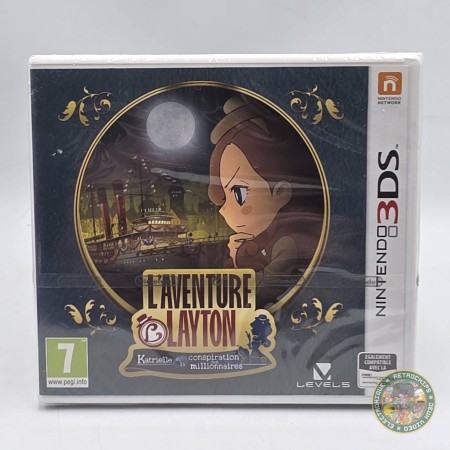 L'aventure Layton : Katrielle et la conspiration des millionnaires 3DS [NEUF] | Jeux 3DS | retrogaming