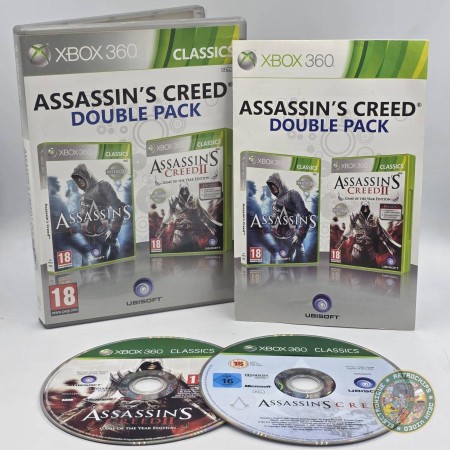 Assassin's Creed Double Pack XBOX 360  | Jeux Xbox360 | retrogaming