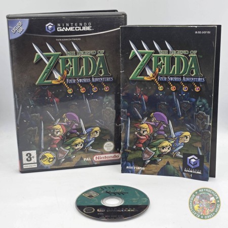 The Legend of Zelda : Four Swords Adventures GC - Jeux Gamecube -...