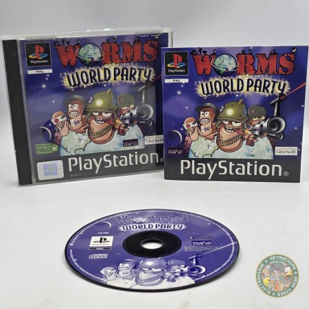 Worms World Party PS1  | Jeux Ps1 | retrogaming