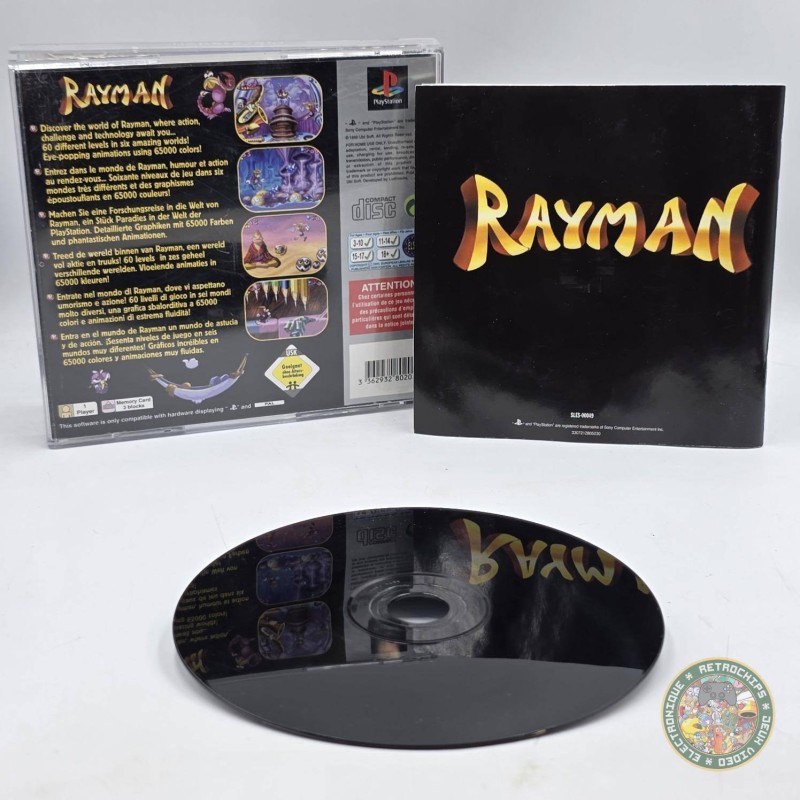 Jeu Playstation 1 Rayman - Label Emmaüs