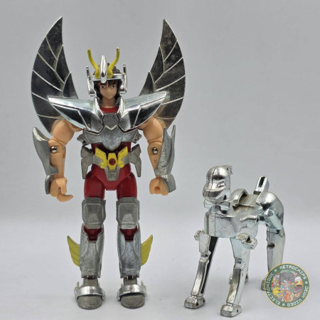 Figurine Saint Seiya Chevaliers du Zodiaque Pegase v2 Bandai 1988  | Saint Seiya Les Chevaliers du Zodiaque | retrogaming