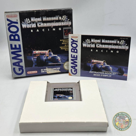 Nigel Mansell's World Championship GB - Gameboy Jeux - Retrochips