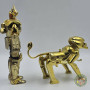 Figurine Saint Seiya Chevalier Du Zodiaque Aiolia Lion - Bandai 1987  | Saint Seiya Les Chevaliers du Zodiaque | retrogaming