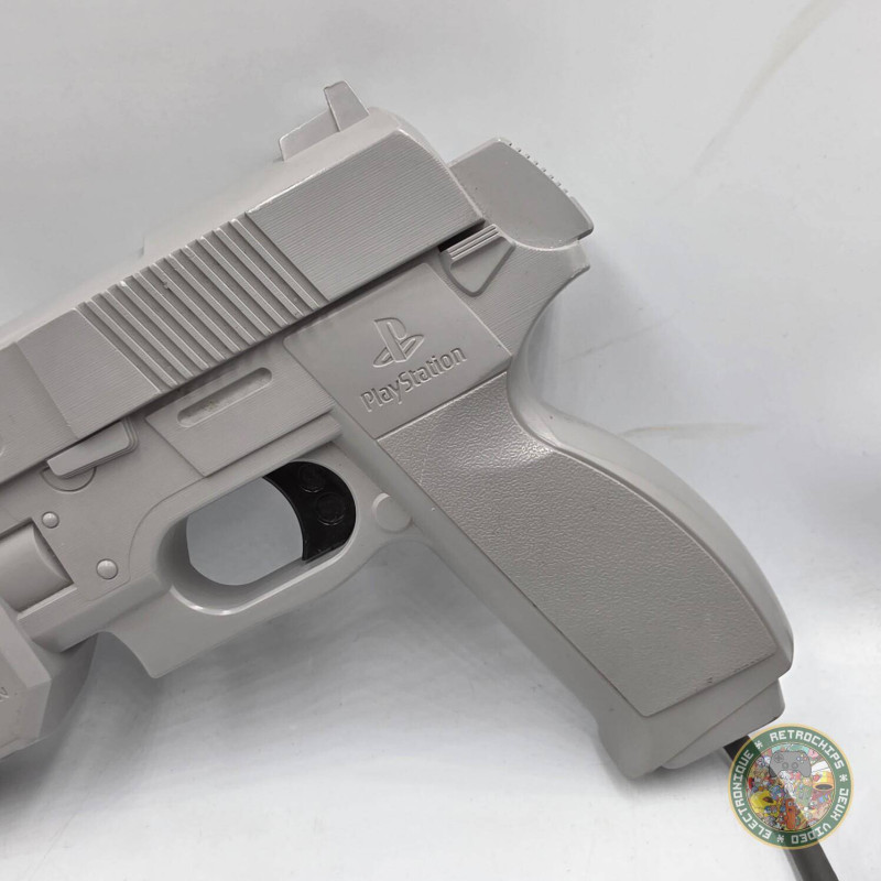 Pistolet Pour PlayStation 1 - Jeu Time Crisis, état Correct Et Opérationnel