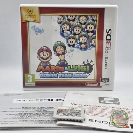 Mario & Luigi : Dream Team Bros. [Nintendo Selects] 3DS  | Jeux 3DS | retrogaming
