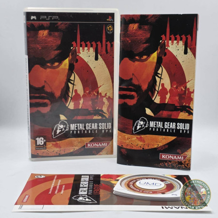 Metal Gear Solid : Portable OPS PSP  | Psp Jeux | retrogaming