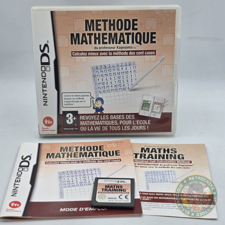 Methode Mathematique Du Professeur Kageyama DS  | DS Jeux | retrogaming