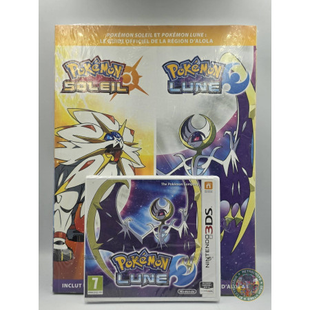 Pack Pokémon Lune 3DS + Guide Officiel [NEUF] | Jeux 3DS | retrogaming