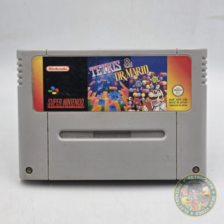 Tetris et DR Mario SNES  | Super Nintendo Jeux | retrogaming