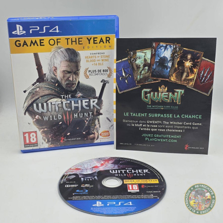 The Witcher 3 : Wild Hunt - Edition Jeu de l'Année PS4  | Jeux Ps4 | retrogaming