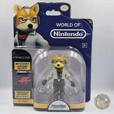 World Of Nintendo Figurine Fox McCLOUD JAKKS Pacific 2016 [NEUF] | Figurines Jouet | retrogaming
