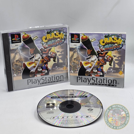 Crash Bandicoot 3 : Warped [Edition Platinum] PS1  | Jeux Ps1 | retrogaming