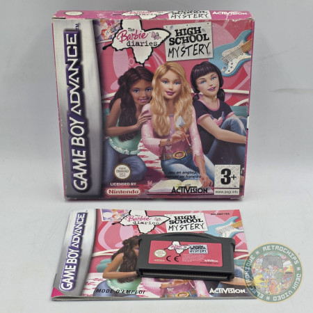 The Barbie Diaries : High School Mystery GBA  | Gameboy Advance Jeux | retrogaming