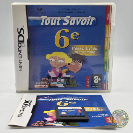 Tout Savoir 6e DS  | DS Jeux | retrogaming