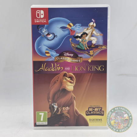 Disney Classic Games : Aladdin and The Lion King SWITCH  | Jeux Switch | retrogaming
