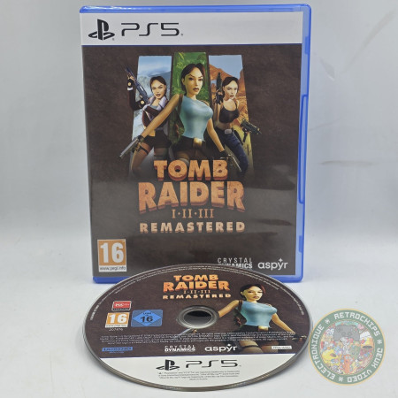 Tomb Raider 1-2-3 Remastered PS5  | Jeux PS5 | retrogaming