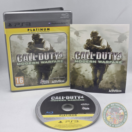 Call of Duty 4 : Modern Warfare [Edition Platinum] PS3  | Jeux Ps3 | retrogaming