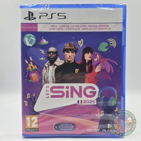 Let’s Sing 2025 PS5 [NEUF] | Jeux PS5 | retrogaming