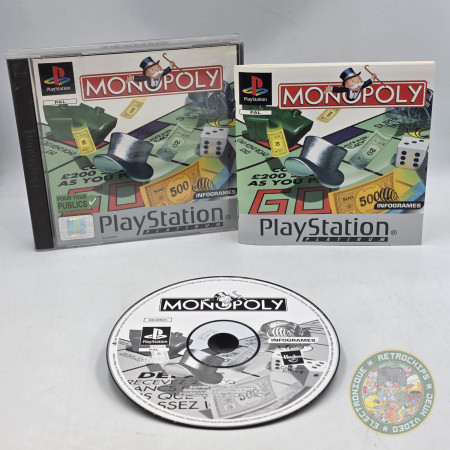 Monopoly PSX - Jeux Ps1 - Retrochips