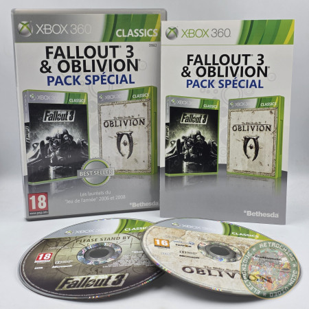 Pack Spécial Fallout 3 | Oblivion XBOX 360  | Jeux Xbox360 | retrogaming
