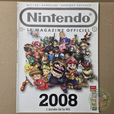 Nintendo Le Magazine Officiel n°63 Janvier 2008  | DS Jeux | retrogaming