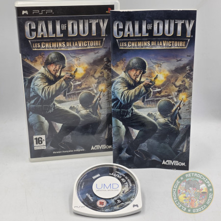 Call of Duty Les Chemins de la Victoire PSP  | Psp Jeux | retrogaming