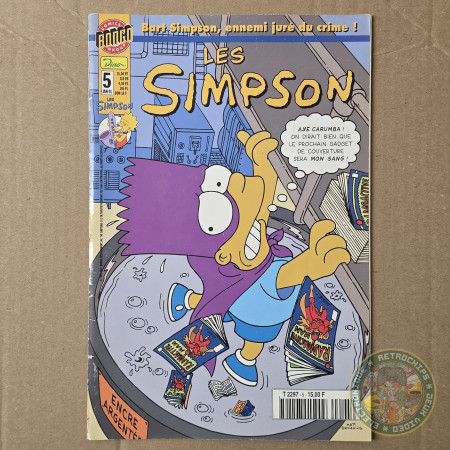 Les Simpson Magazine n°5 - Comics Dino - Bongo  | Figurines Jouet | retrogaming
