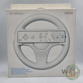Volant Wheel Blanc Officiel Nintendo Wii - Wii Jeux - Retrochips