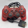 Manette Sony PlayStation 2 Ps2 Dualshock 2 Clear Red SCPH-10010  | Accessoires PS2 | retrogaming