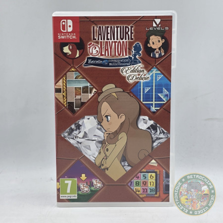 L'aventure Layton : Katrielle et la conspiration des millionnaires SWITCH  | Jeux Switch | retrogaming