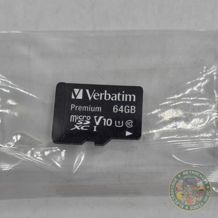 Carte MicroSD 64Go Verbatim SWITCH  | Jeux Switch | retrogaming
