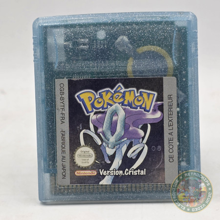 Pokémon Version Cristal GBC - Gameboy Color Jeux - Retrochips