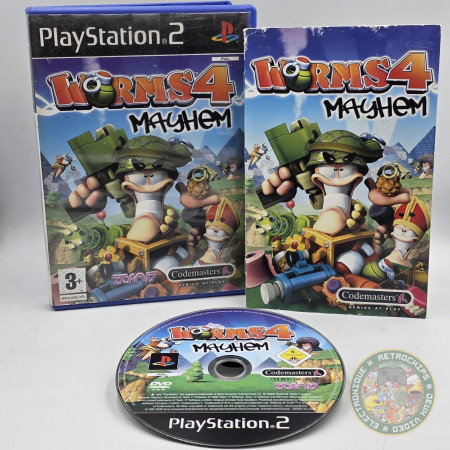Worms 4 : Mayhem PS2  | Jeux Ps2 | retrogaming