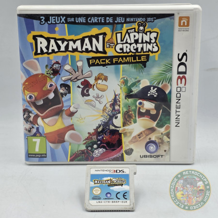 Rayman et The Lapins Cretins Pack Famille 3DS - Jeux 3DS - Retrochips