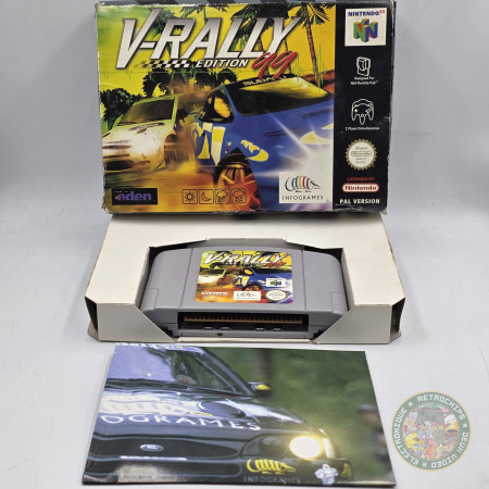 V-rally 99 N64 - Nintendo 64 Jeux - Retrochips