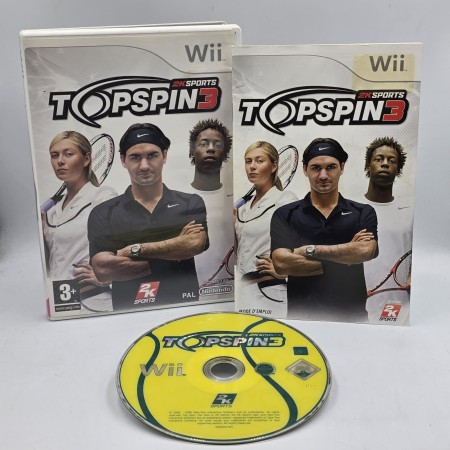 Top Spin 3 Wii - Wii Jeux - Retrochips